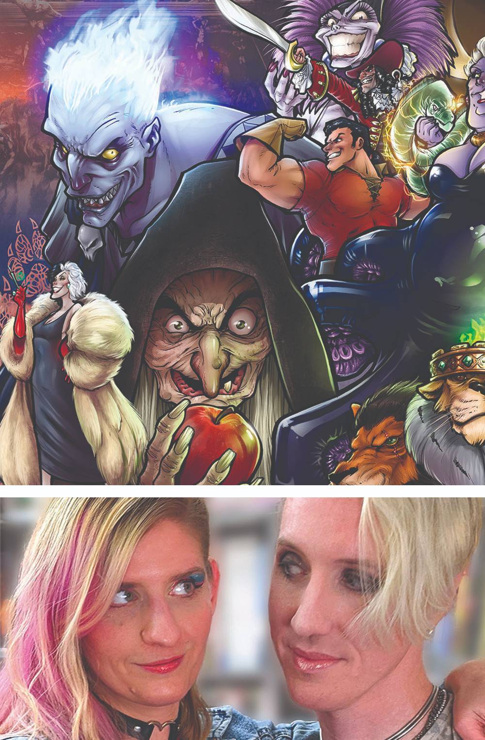 Art and portrait of Comfort and Adam